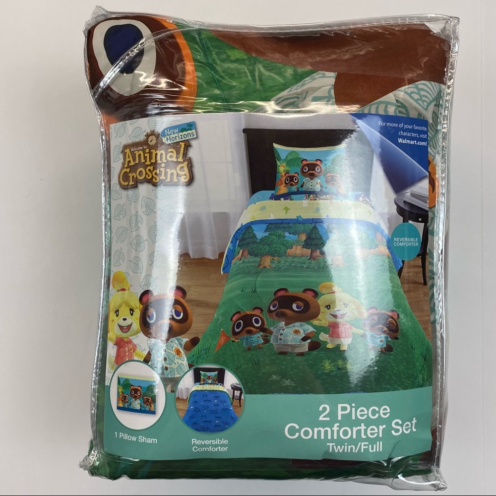 Animal Crossing New Horizons 2 Piece Comforter Set